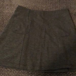 High Waisted Grey Skirt